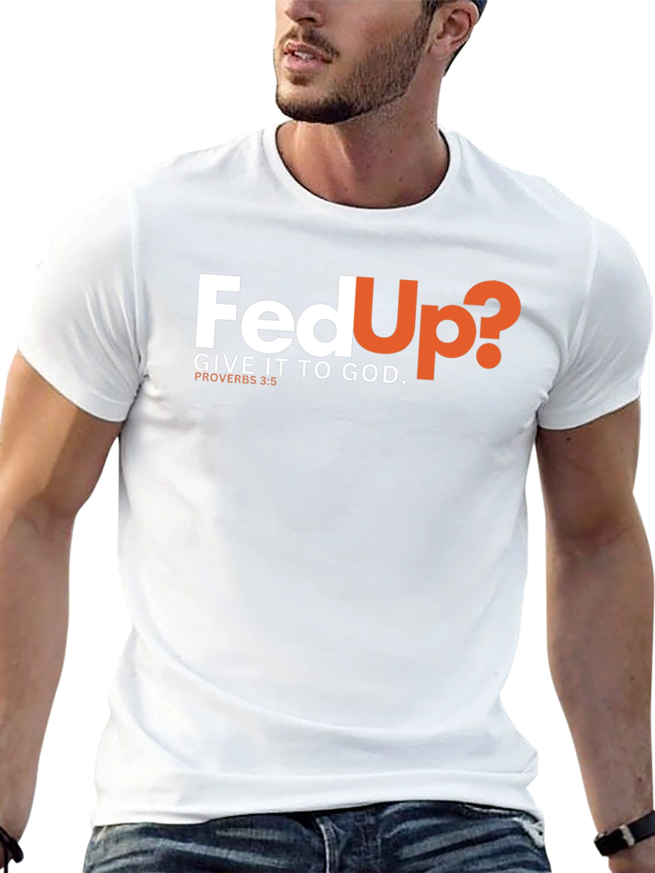 Fed Up? Give It To God Black T-Shirt
