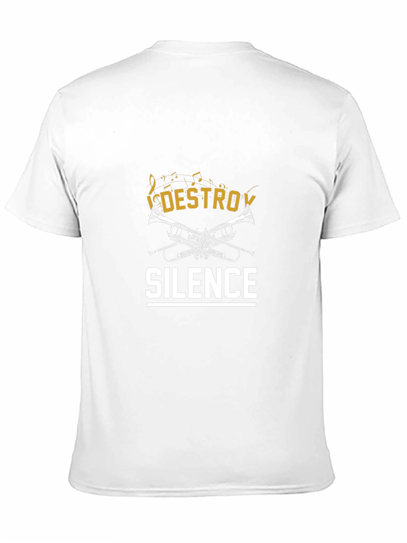 Destroy Silence T-Shirt: Music Lover Tee