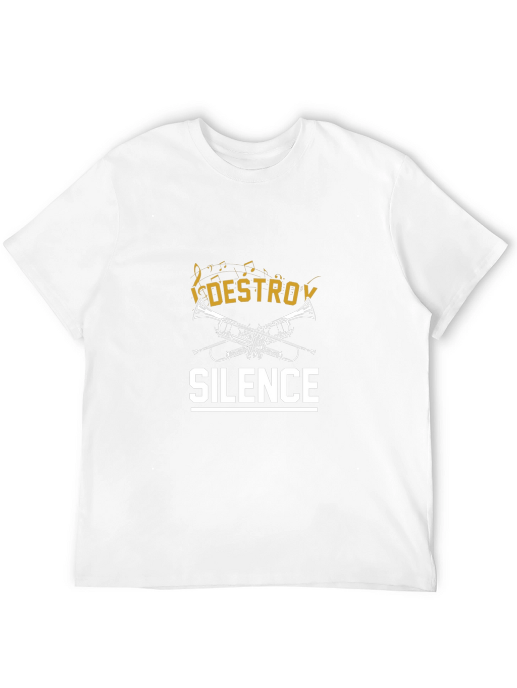 Destroy Silence T-Shirt: Music Lover Tee