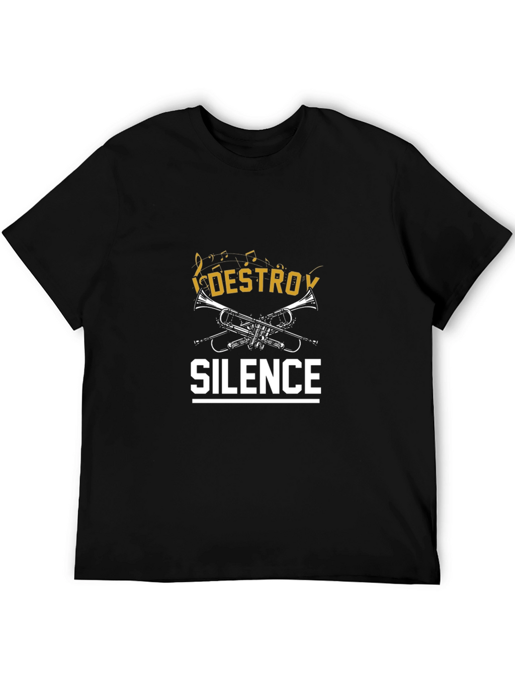 Destroy Silence T-Shirt: Music Lover Tee