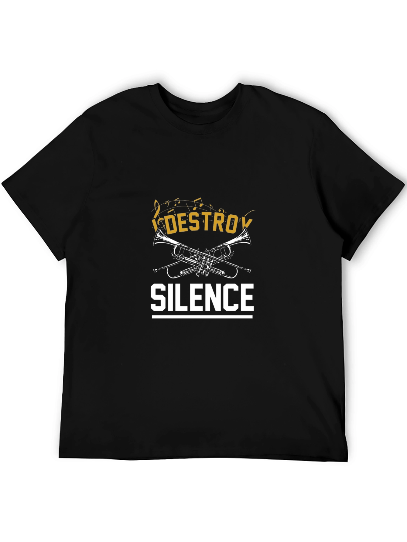Destroy Silence T-Shirt: Music Lover Tee