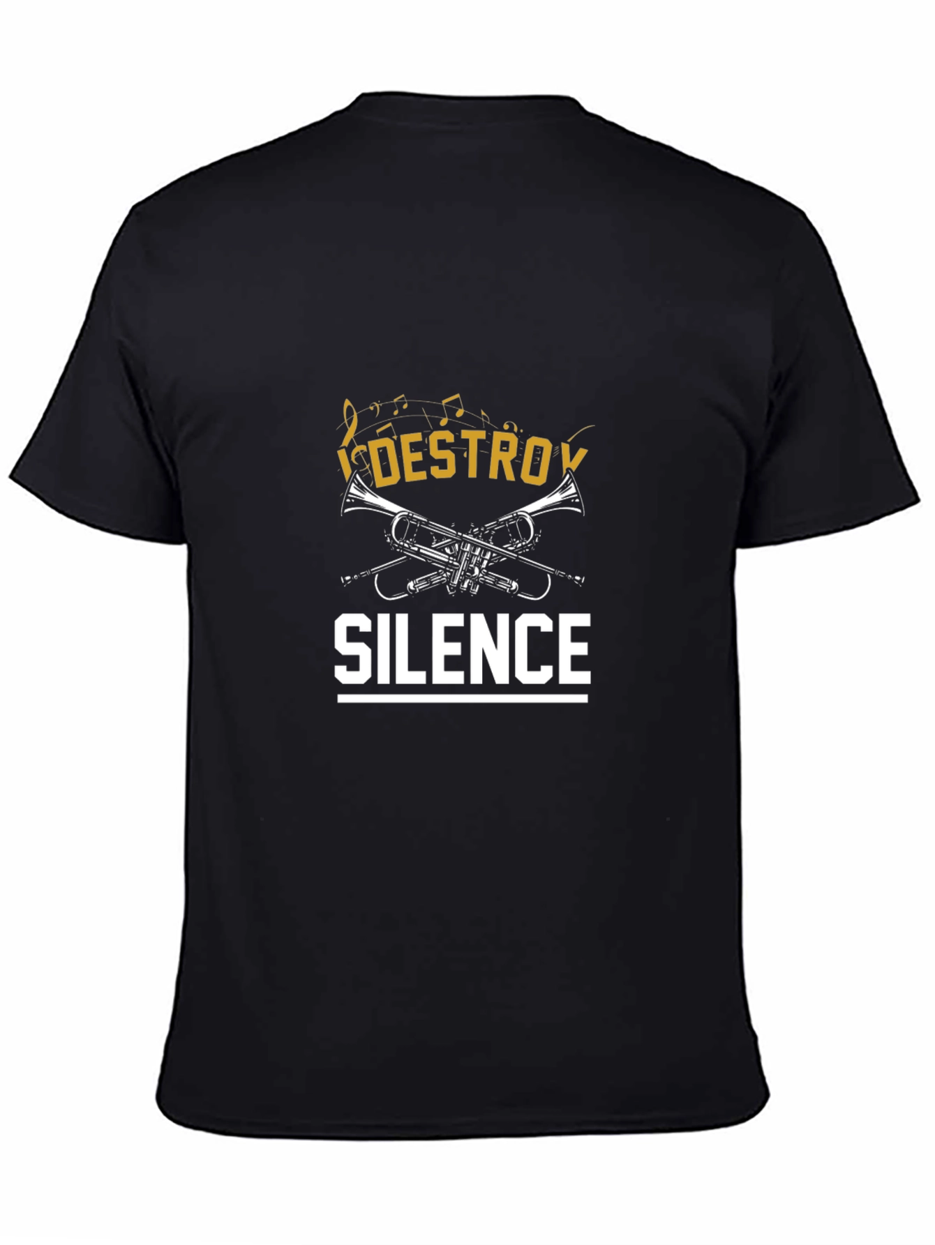 Destroy Silence T-Shirt: Music Lover Tee