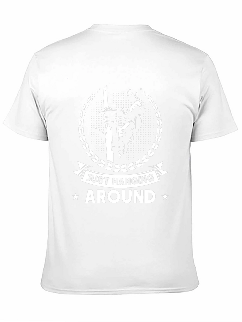 Just Hanging Around Lineman T-Shirt - Black