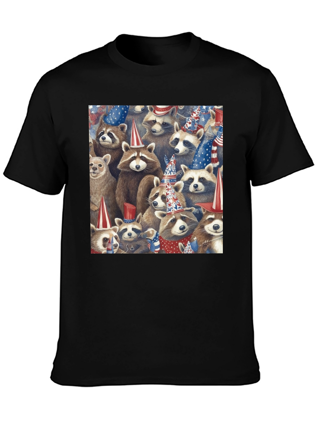 Patriotic Raccoon T-Shirt