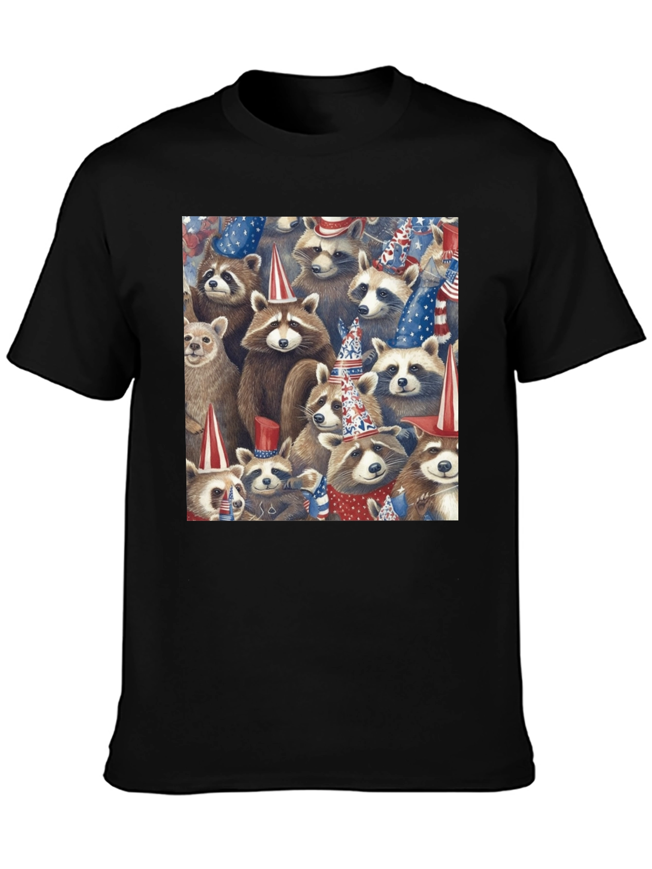Patriotic Raccoon T-Shirt