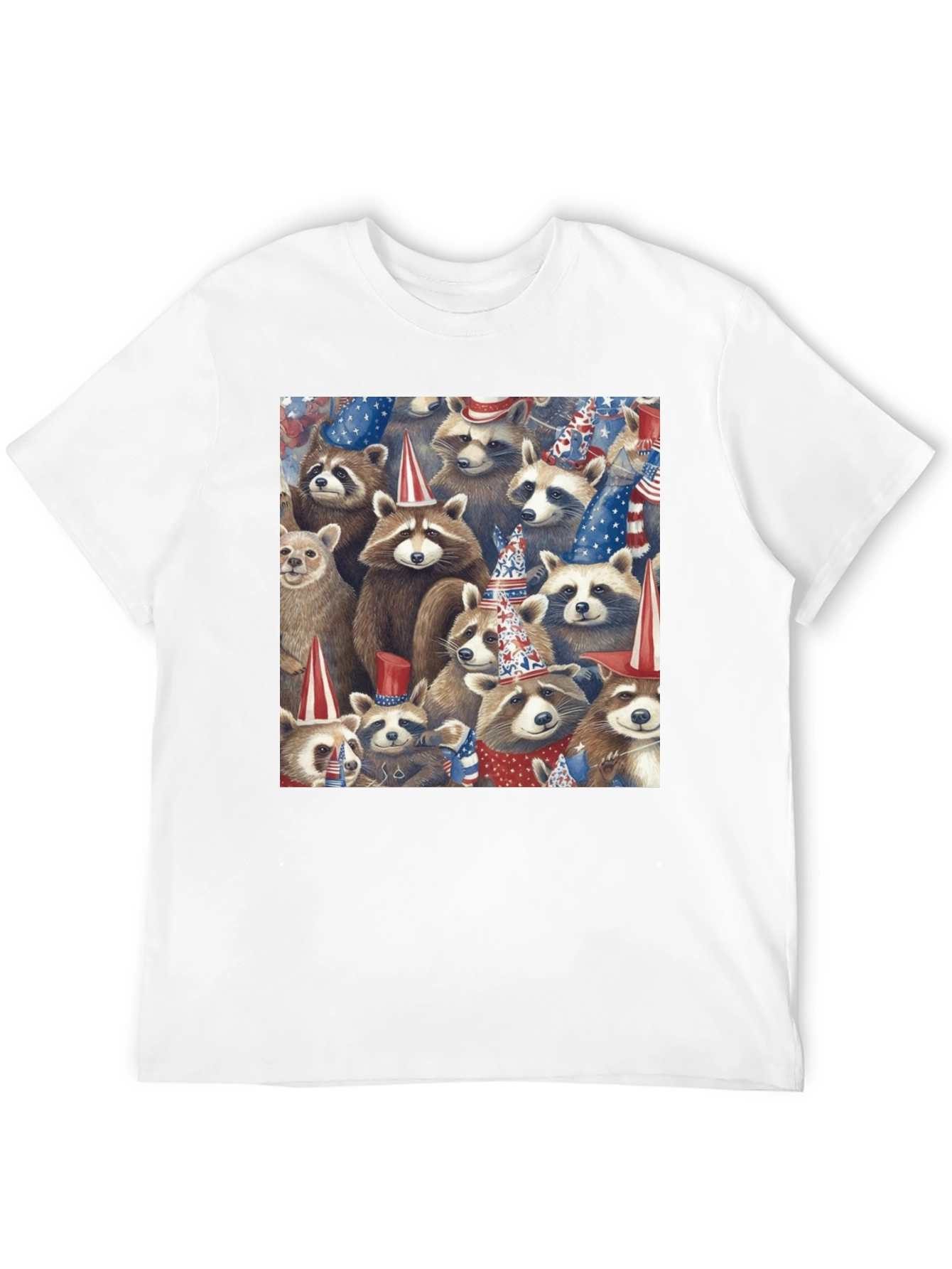 Patriotic Raccoon T-Shirt