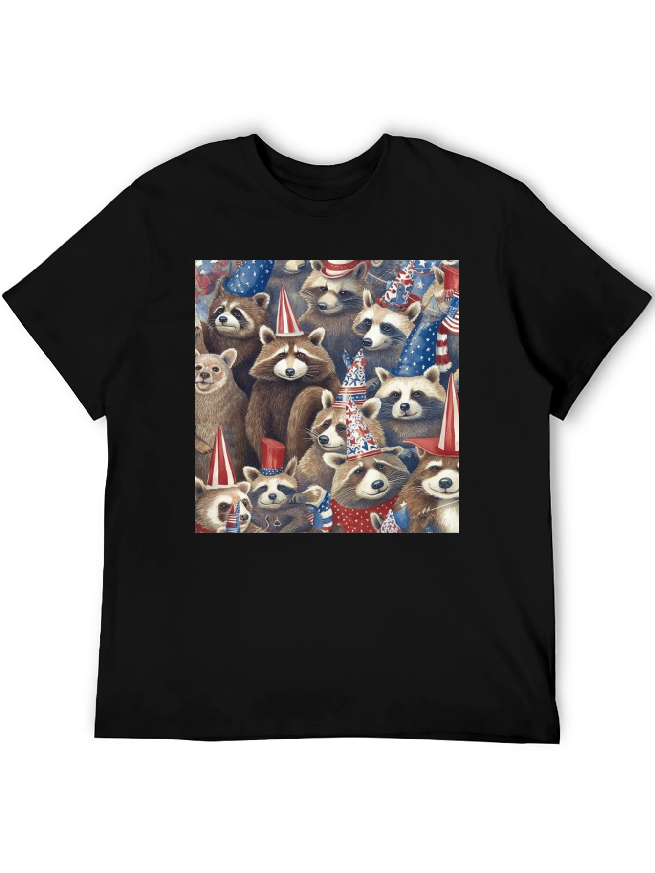 Patriotic Raccoon T-Shirt