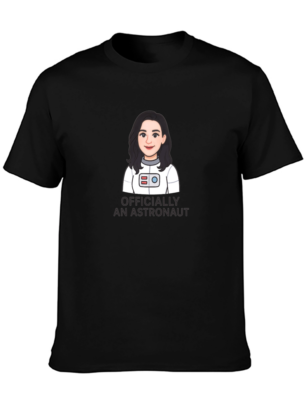 Officially An Astronaut Cartoon Graphic Tee