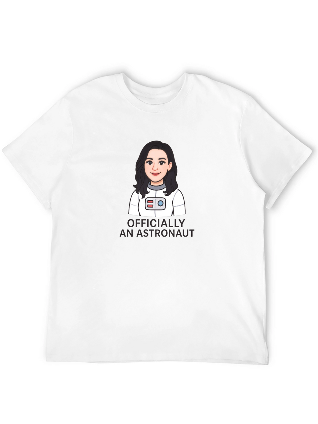 Officially An Astronaut Cartoon Graphic Tee