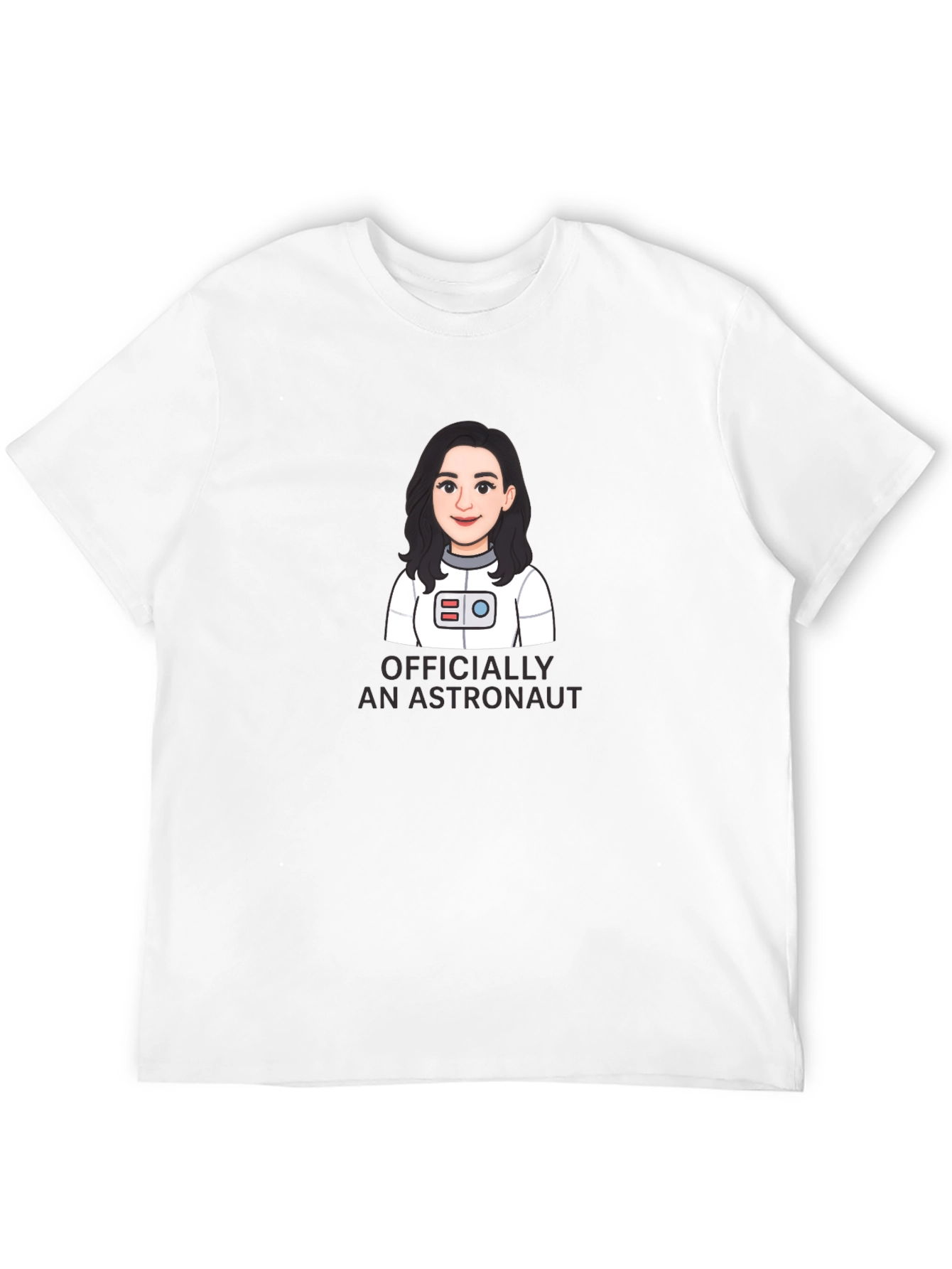 Officially An Astronaut Cartoon Graphic Tee