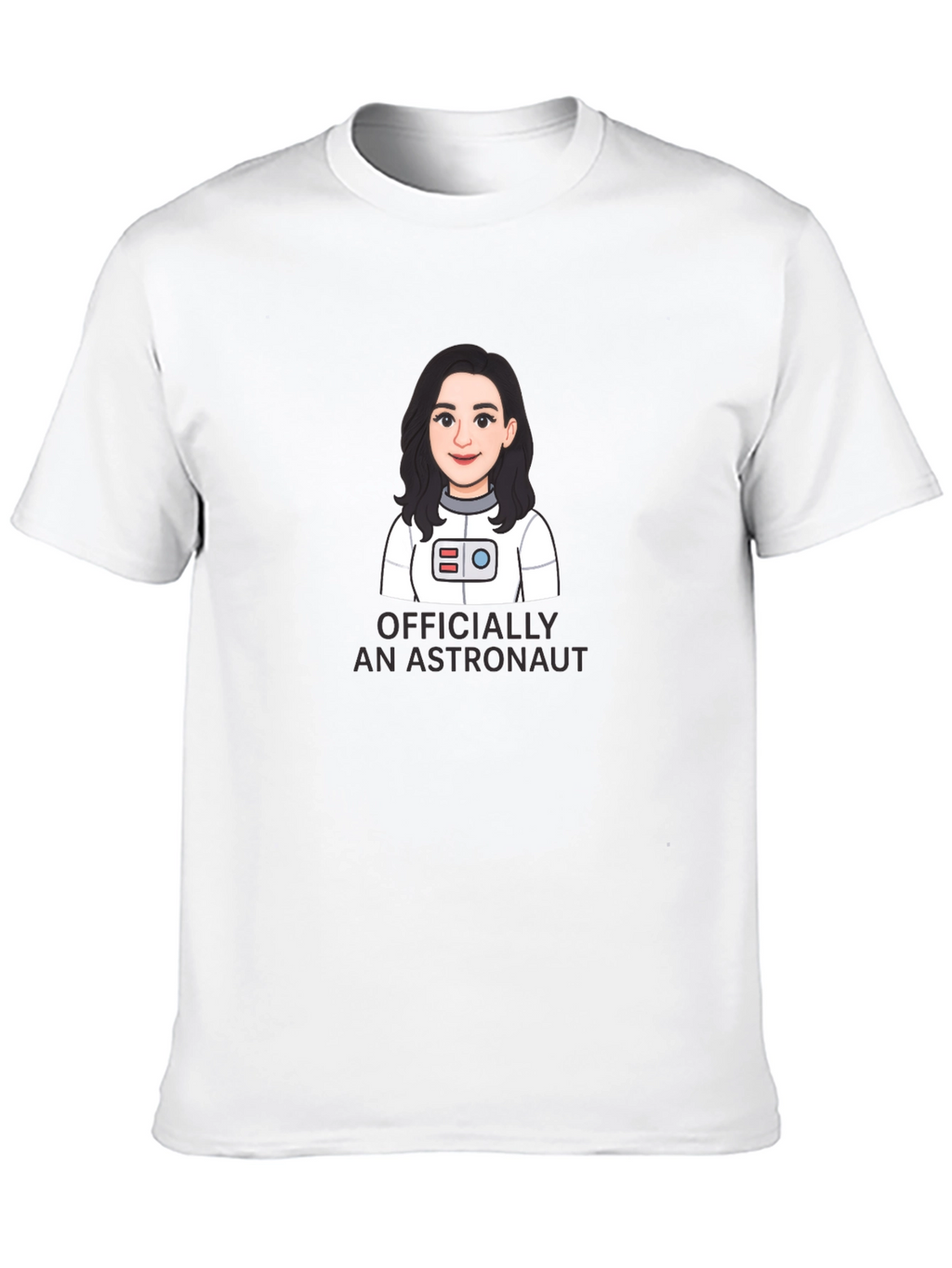 Officially An Astronaut Cartoon Graphic Tee