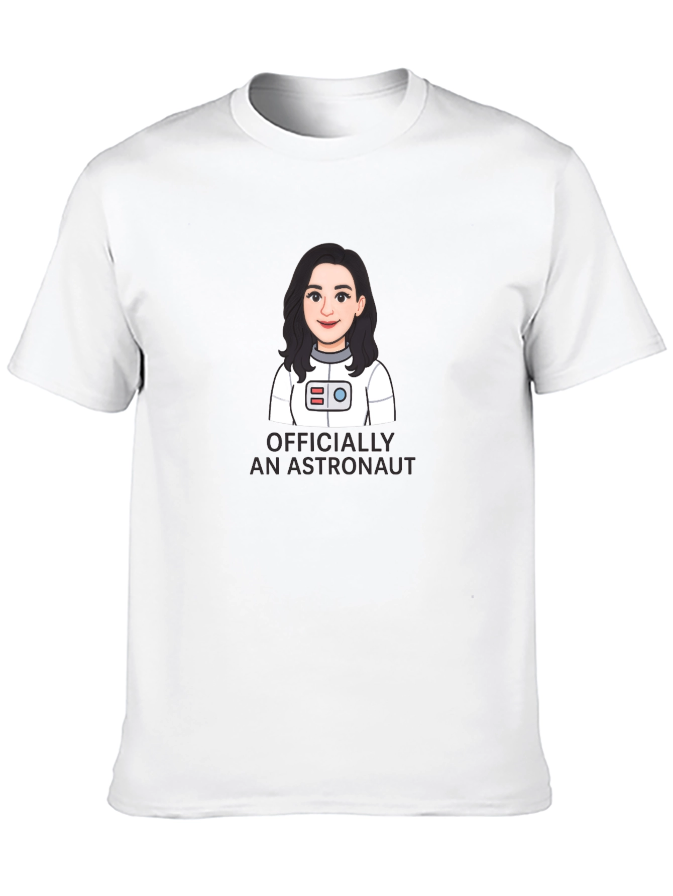 Officially An Astronaut Cartoon Graphic Tee