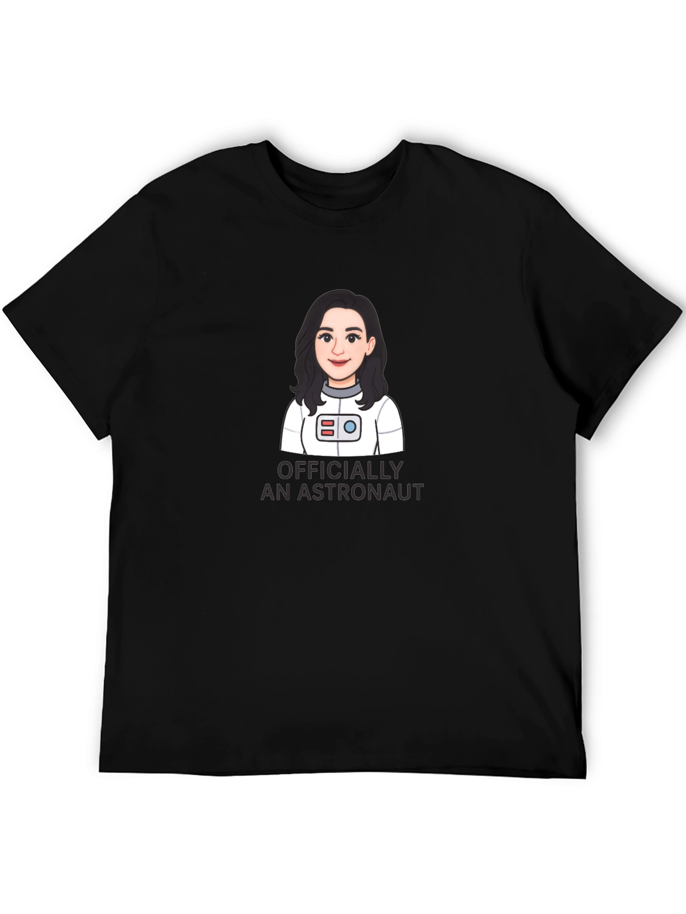 Officially An Astronaut Cartoon Graphic Tee