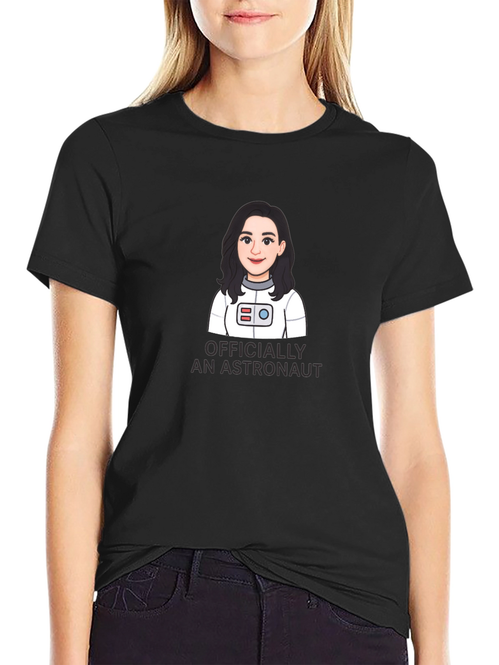 Officially An Astronaut Cartoon Graphic Tee