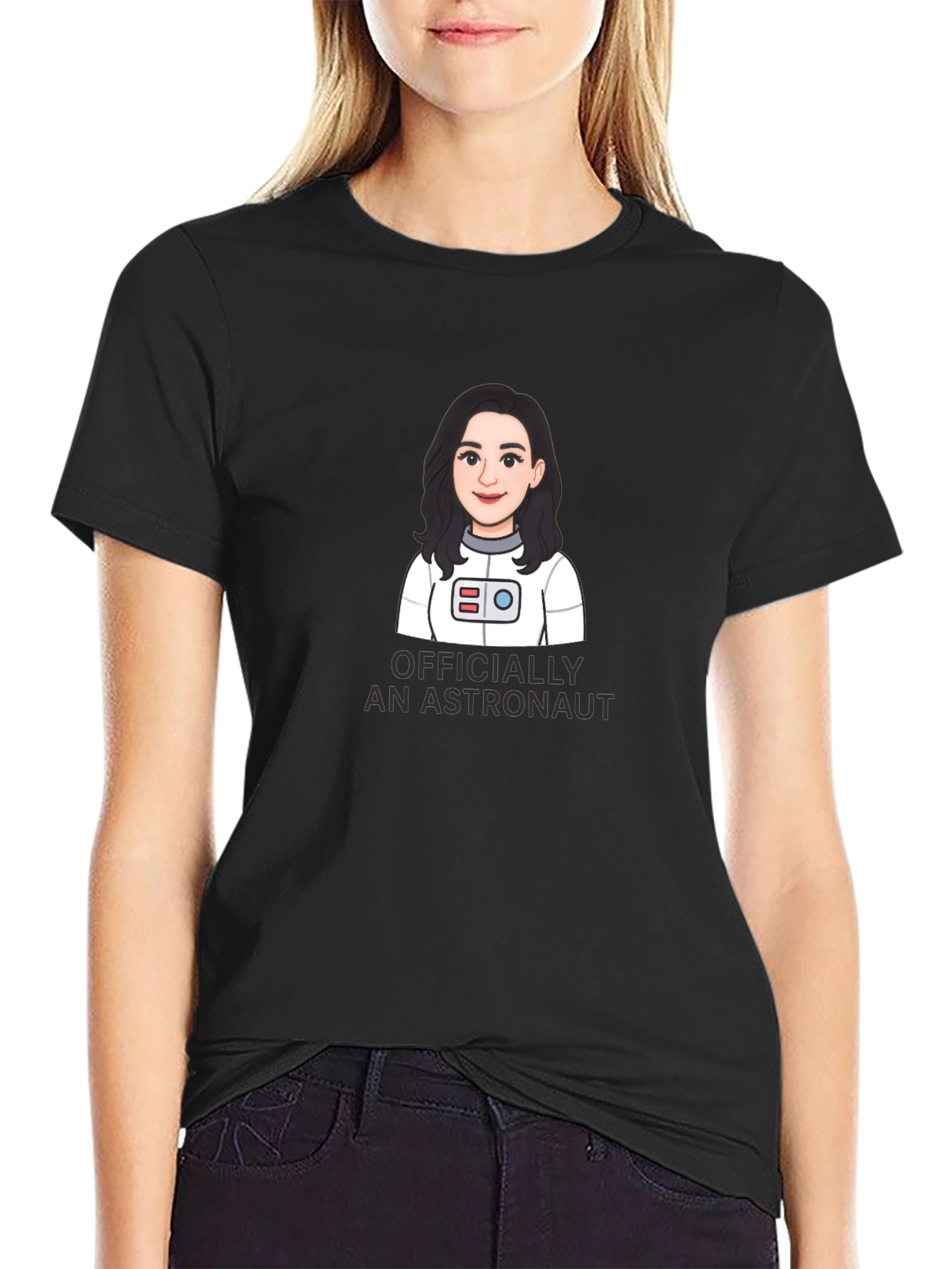 Officially An Astronaut Cartoon Graphic Tee