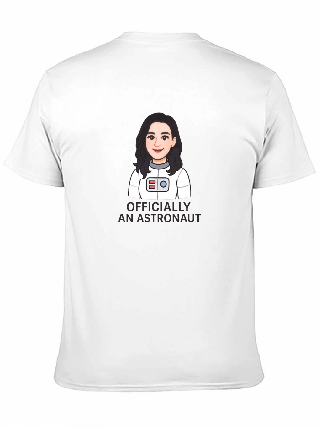 Officially An Astronaut Cartoon Graphic Tee