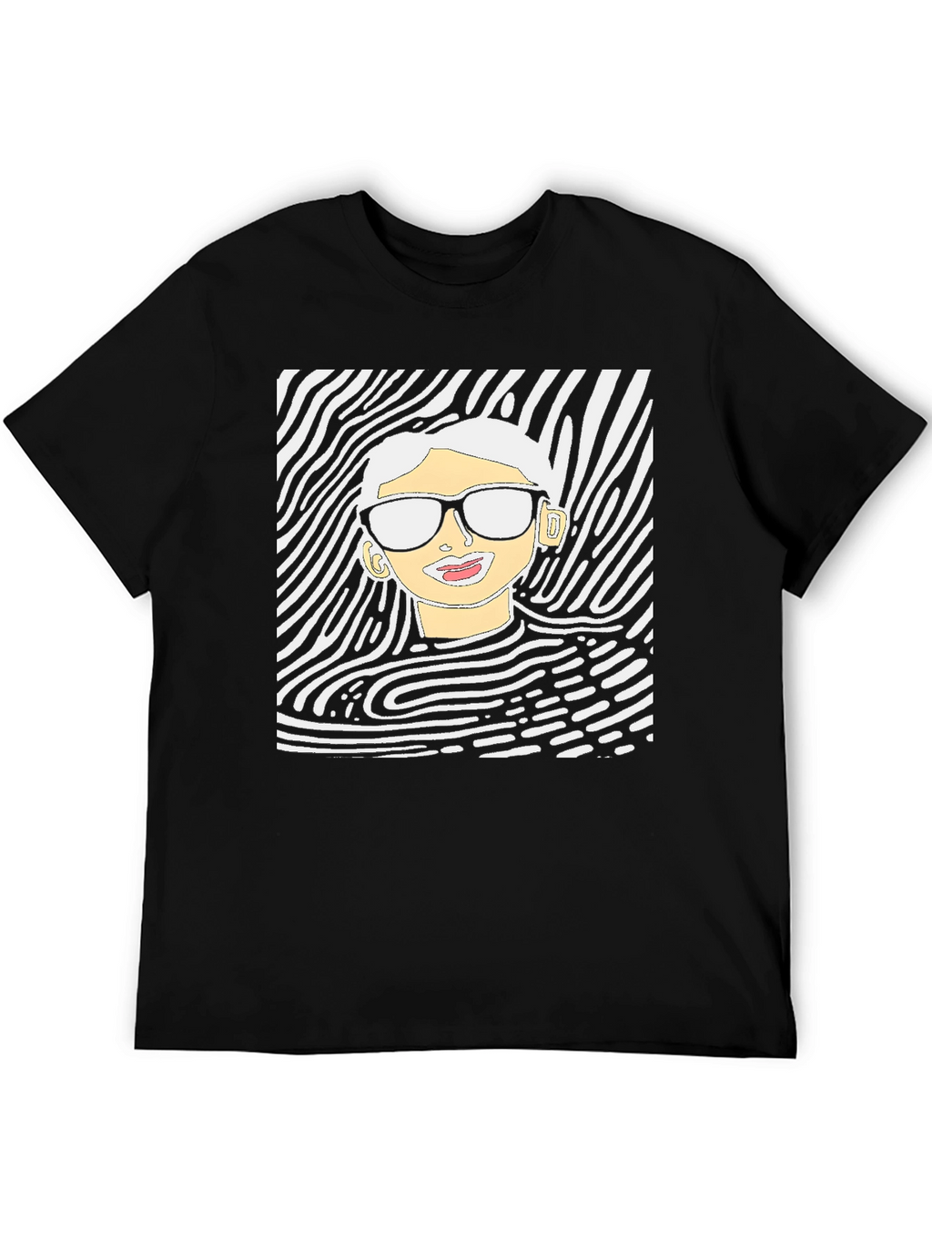 Modern Art Graphic Tee - Unique Style