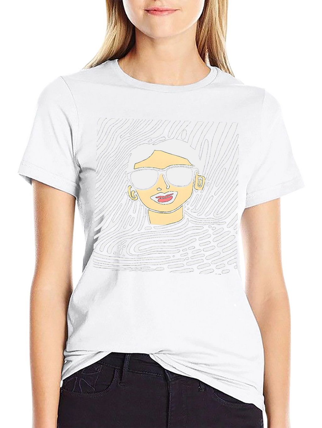 Modern Art Graphic Tee - Unique Style