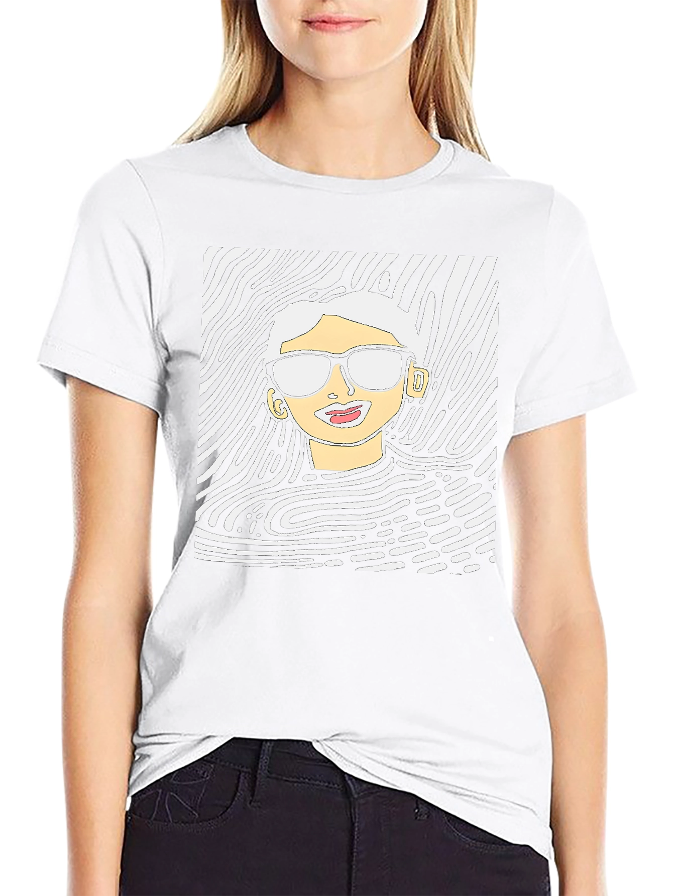Modern Art Graphic Tee - Unique Style