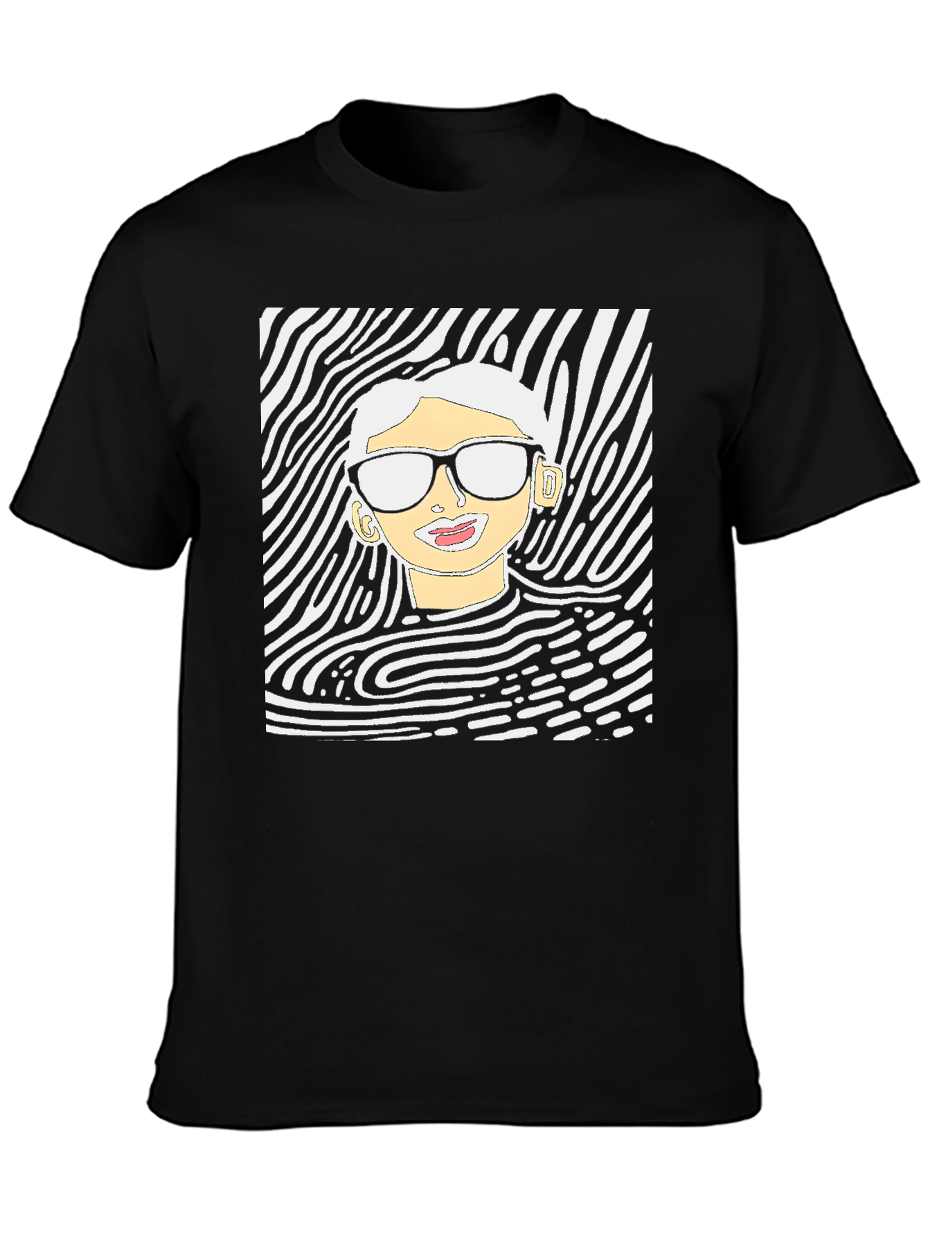 Modern Art Graphic Tee - Unique Style
