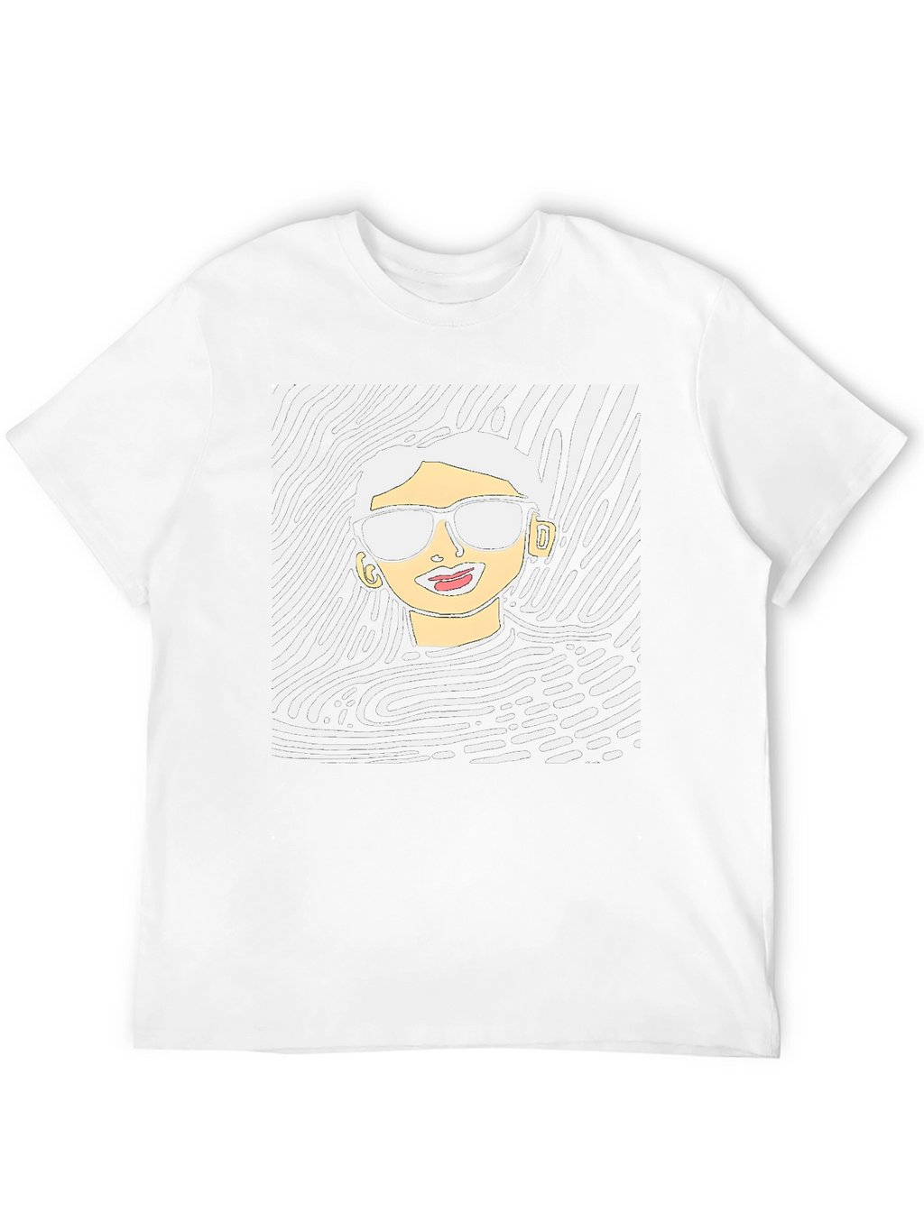 Modern Art Graphic Tee - Unique Style