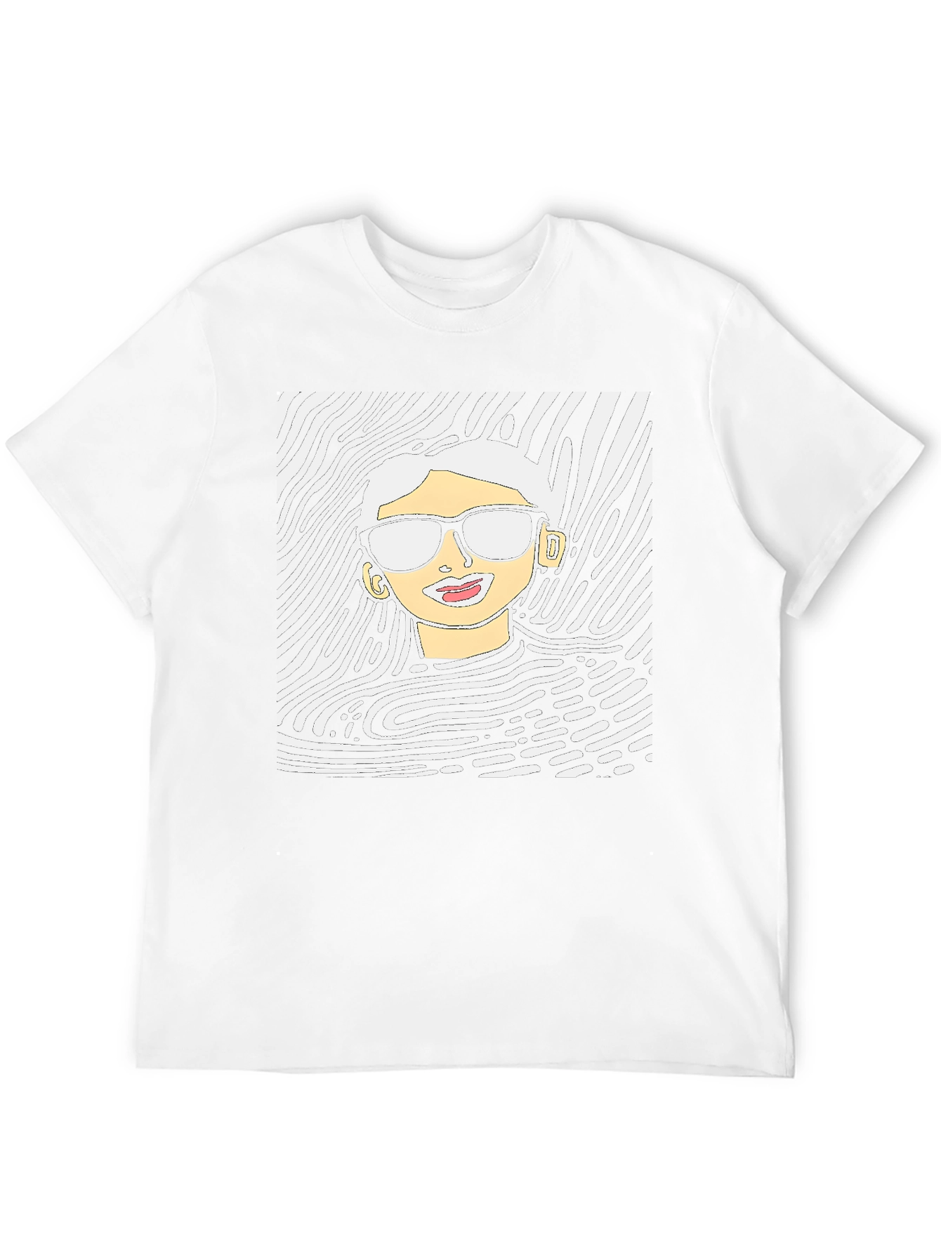 Modern Art Graphic Tee - Unique Style