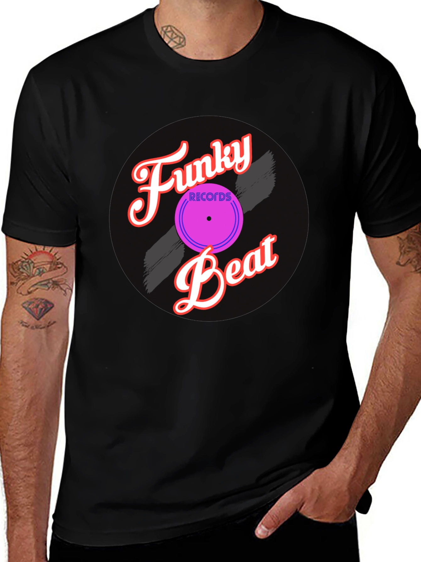 Funky Beat Records Black T-Shirt