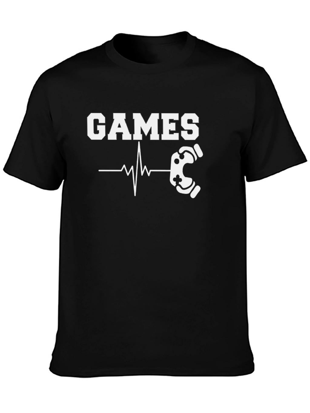Games Heartbeat T-Shirt - Gamer Style