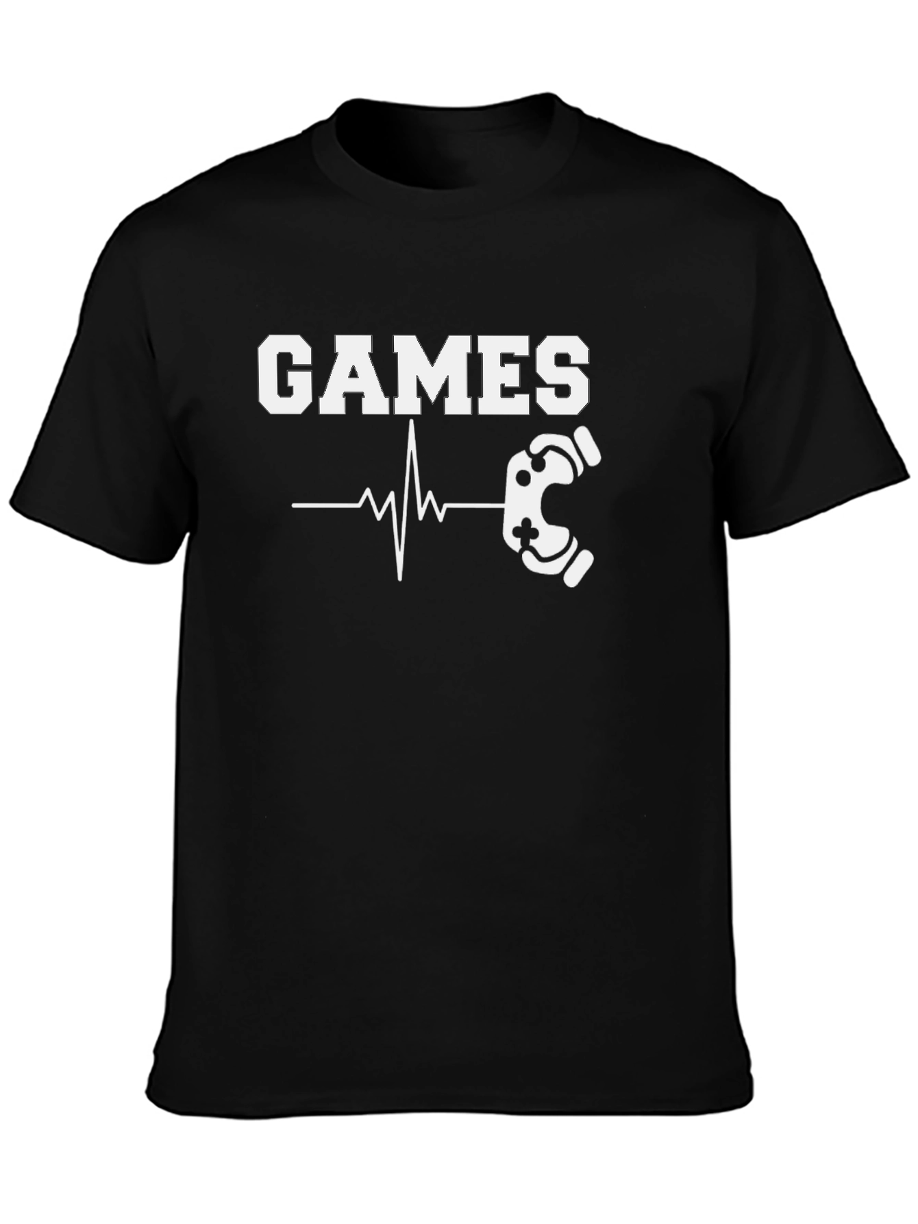 Games Heartbeat T-Shirt - Gamer Style