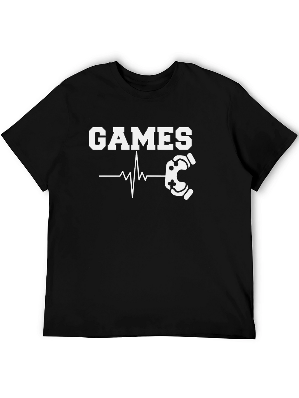 Games Heartbeat T-Shirt - Gamer Style