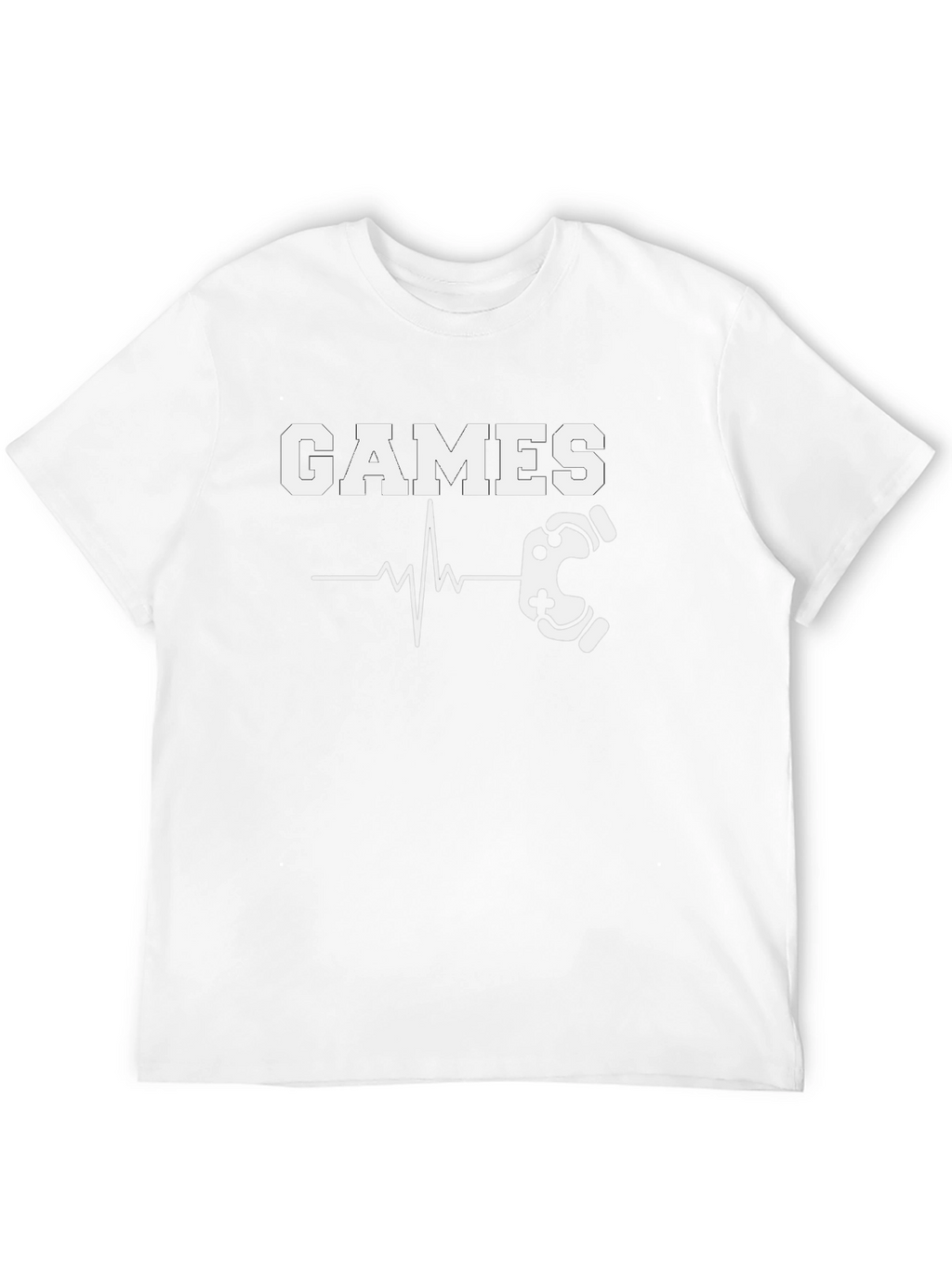Games Heartbeat T-Shirt - Gamer Style
