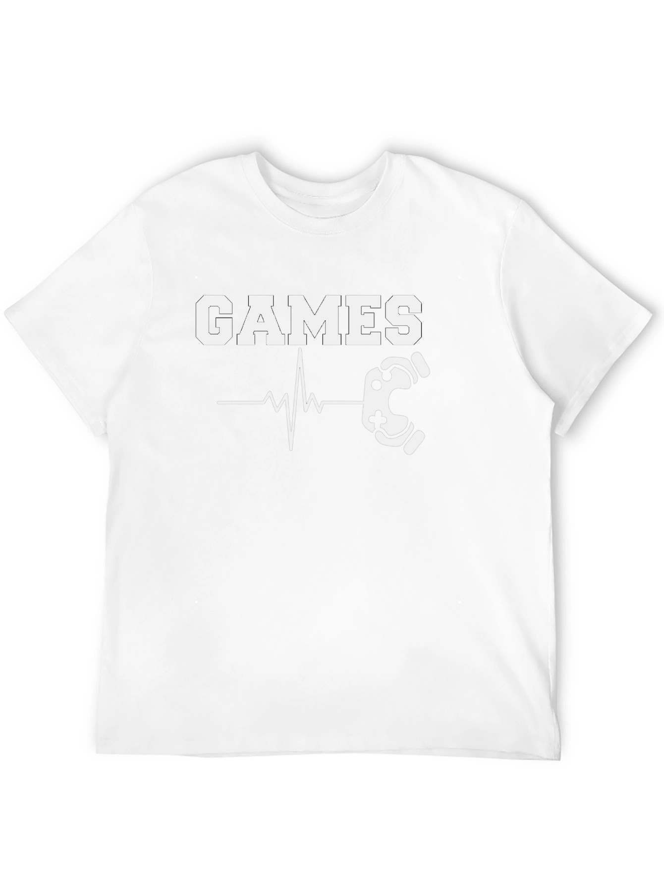 Games Heartbeat T-Shirt - Gamer Style