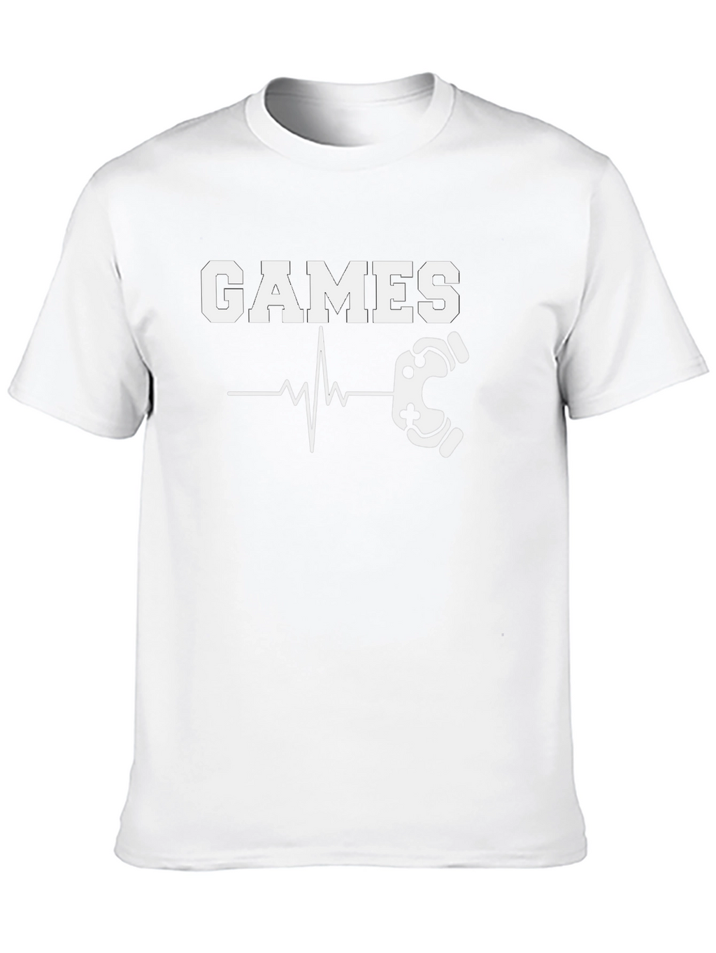 Games Heartbeat T-Shirt - Gamer Style
