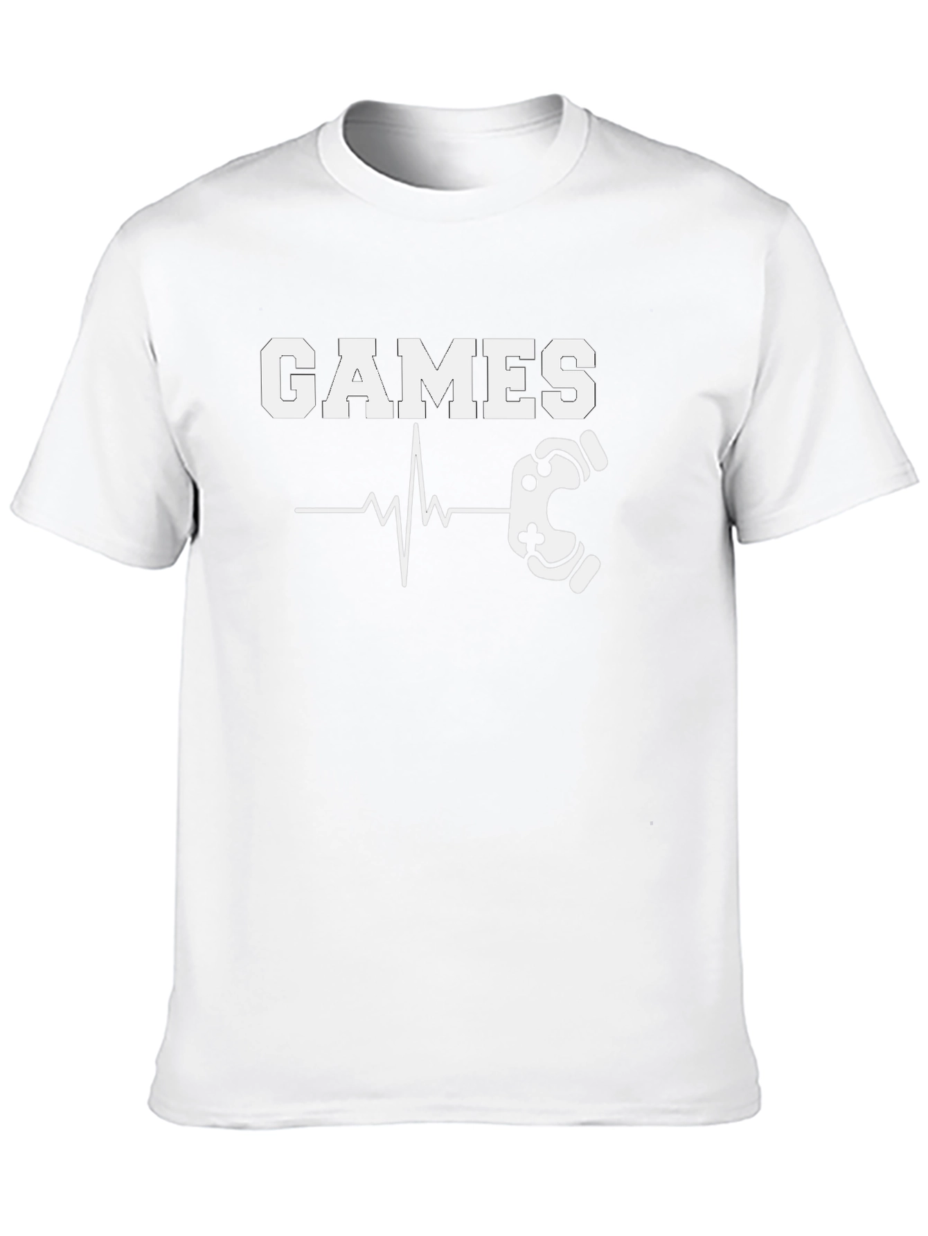 Games Heartbeat T-Shirt - Gamer Style