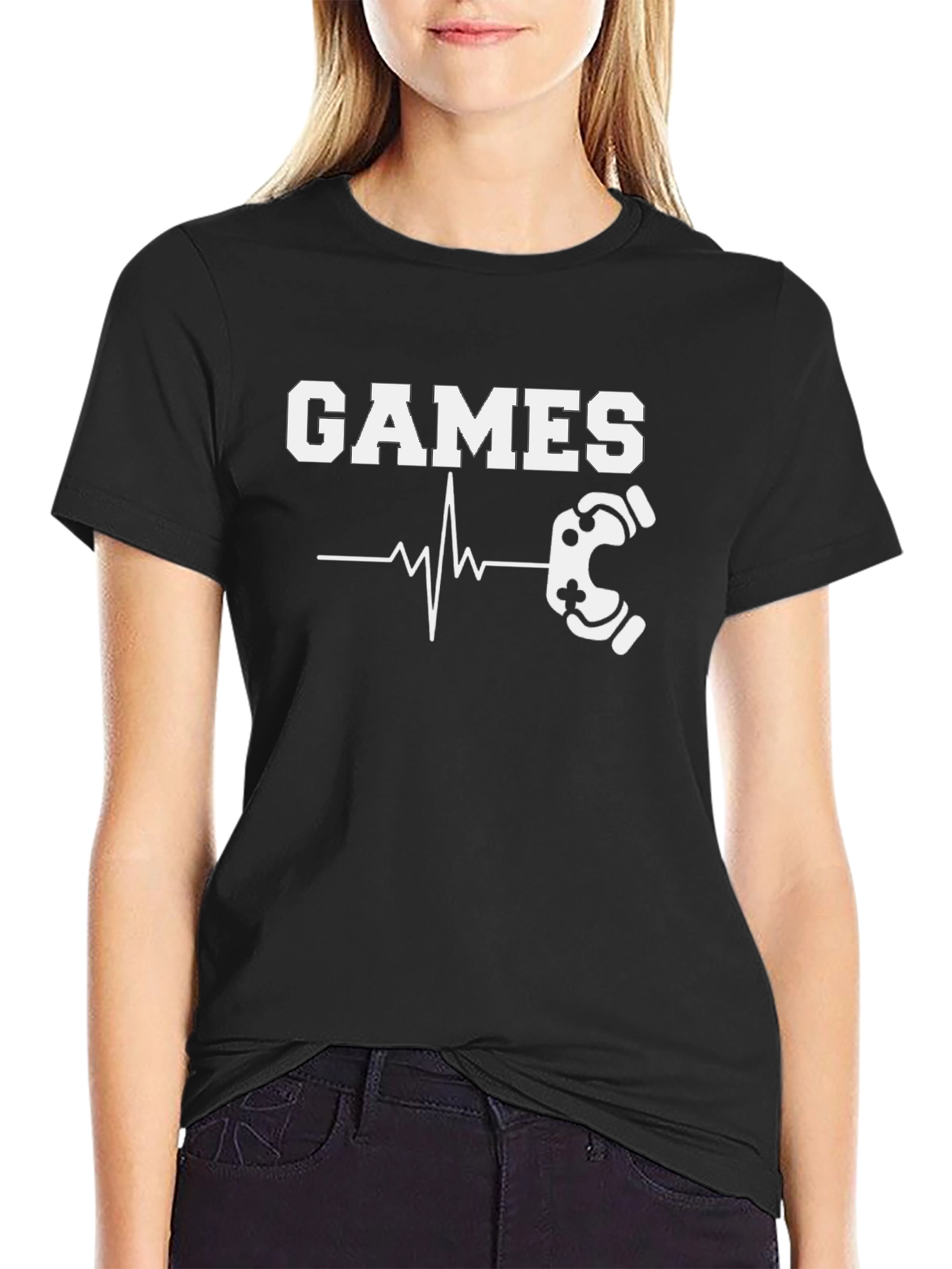 Games Heartbeat T-Shirt - Gamer Style