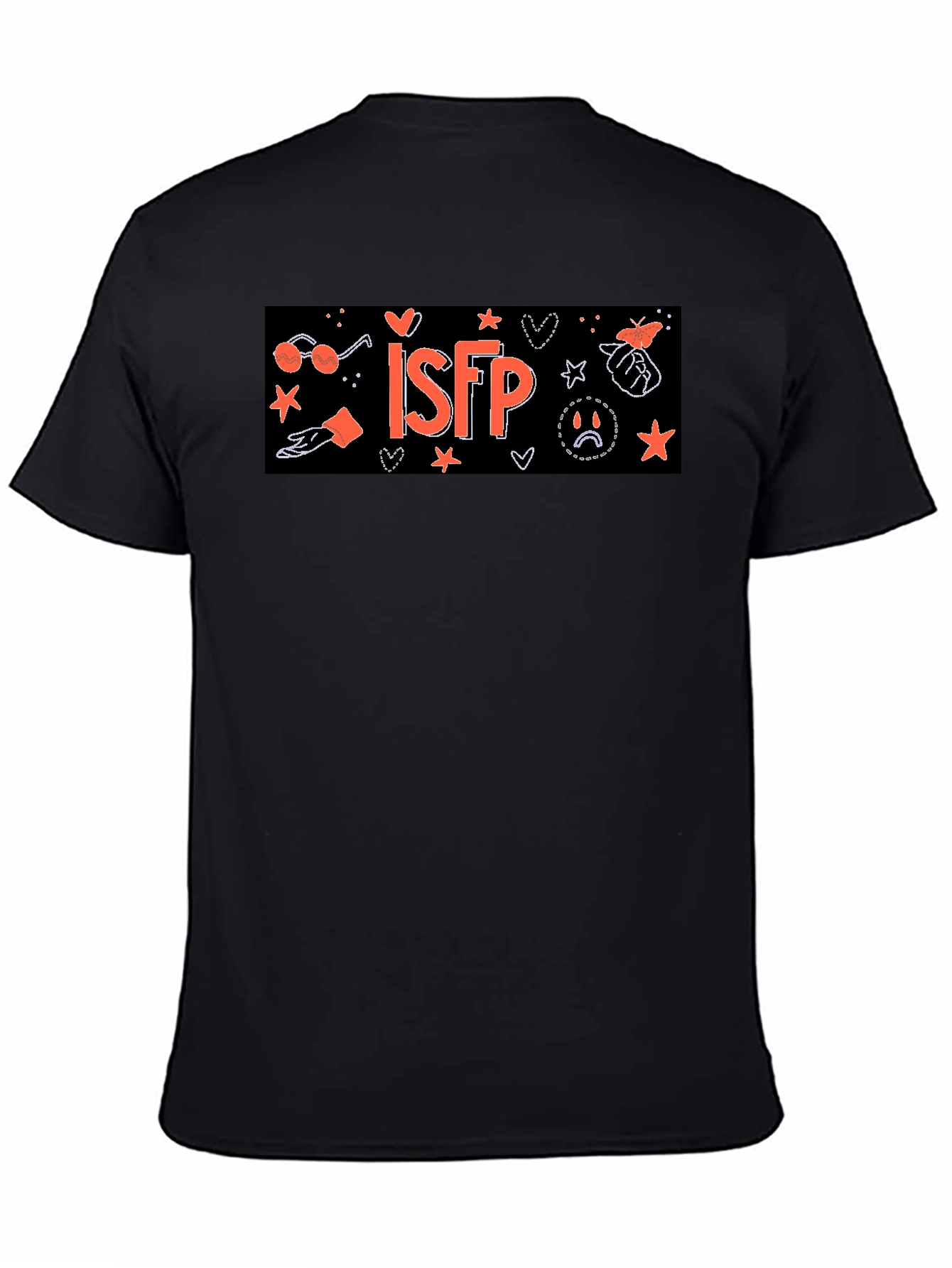 ISFP Personality Type T-Shirt - Black