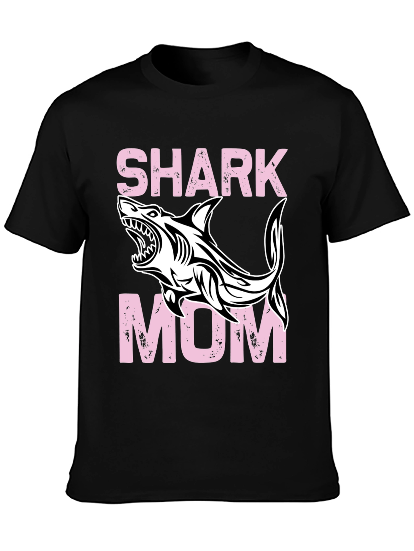 Shark Mom Graphic Tee - Trendy Mothers Day Gift