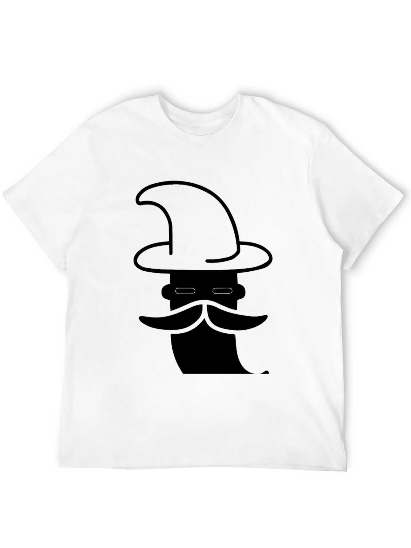 Mystic Wizard Graphic Tee - Black Cotton T-Shirt