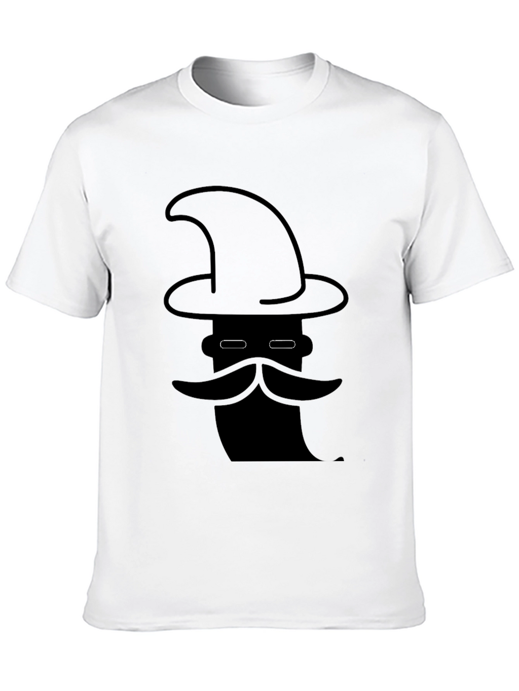 Mystic Wizard Graphic Tee - Black Cotton T-Shirt