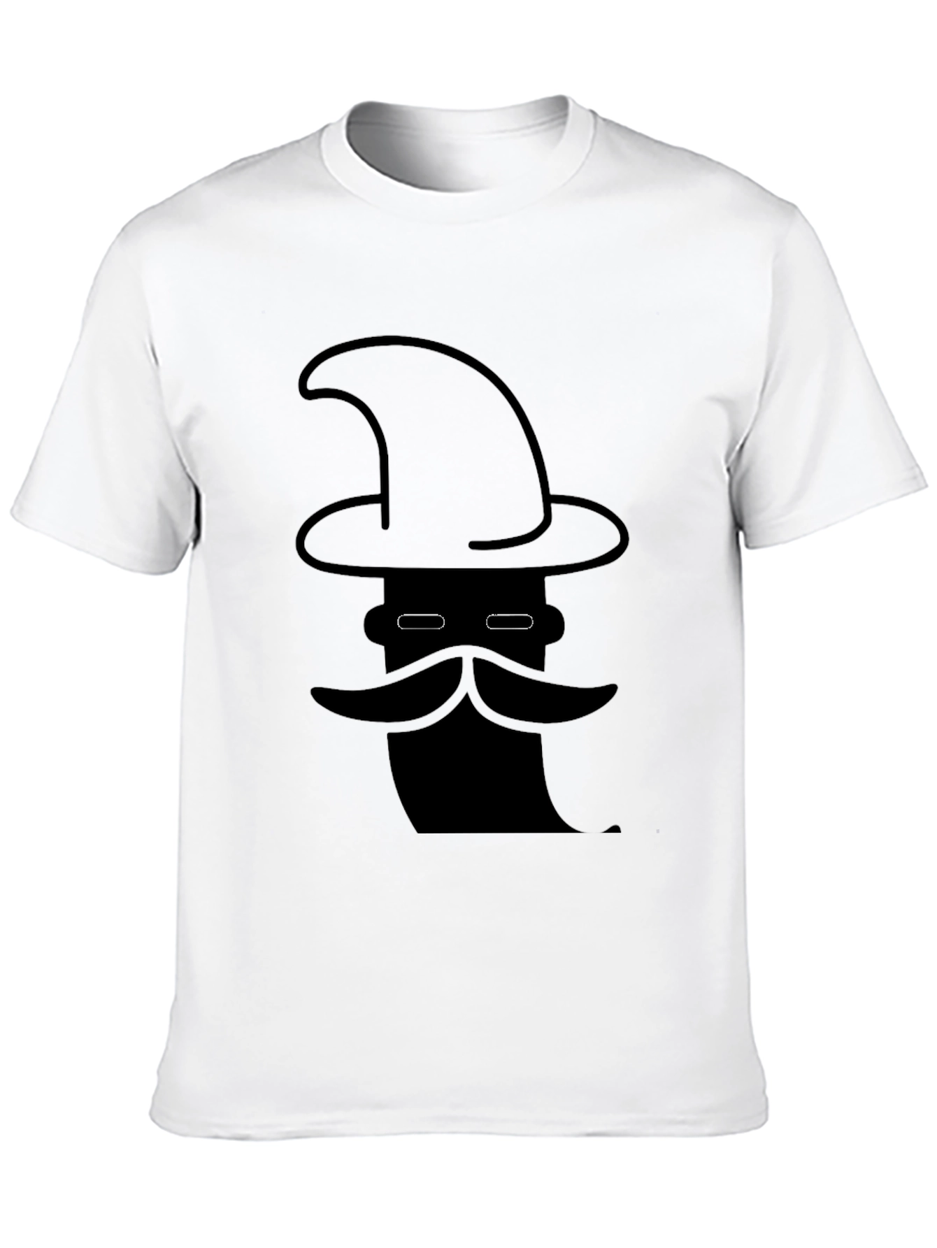 Mystic Wizard Graphic Tee - Black Cotton T-Shirt
