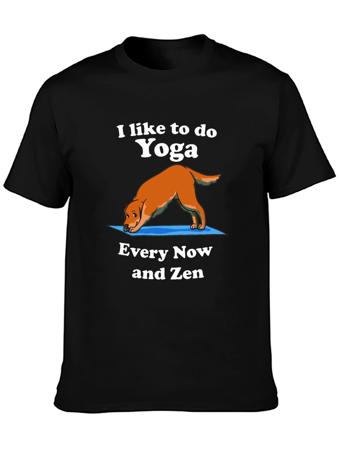 Yoga Dog Graphic Tee - Every Now and Zen