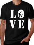 Love Fishing T-Shirt - Black Cotton Tee