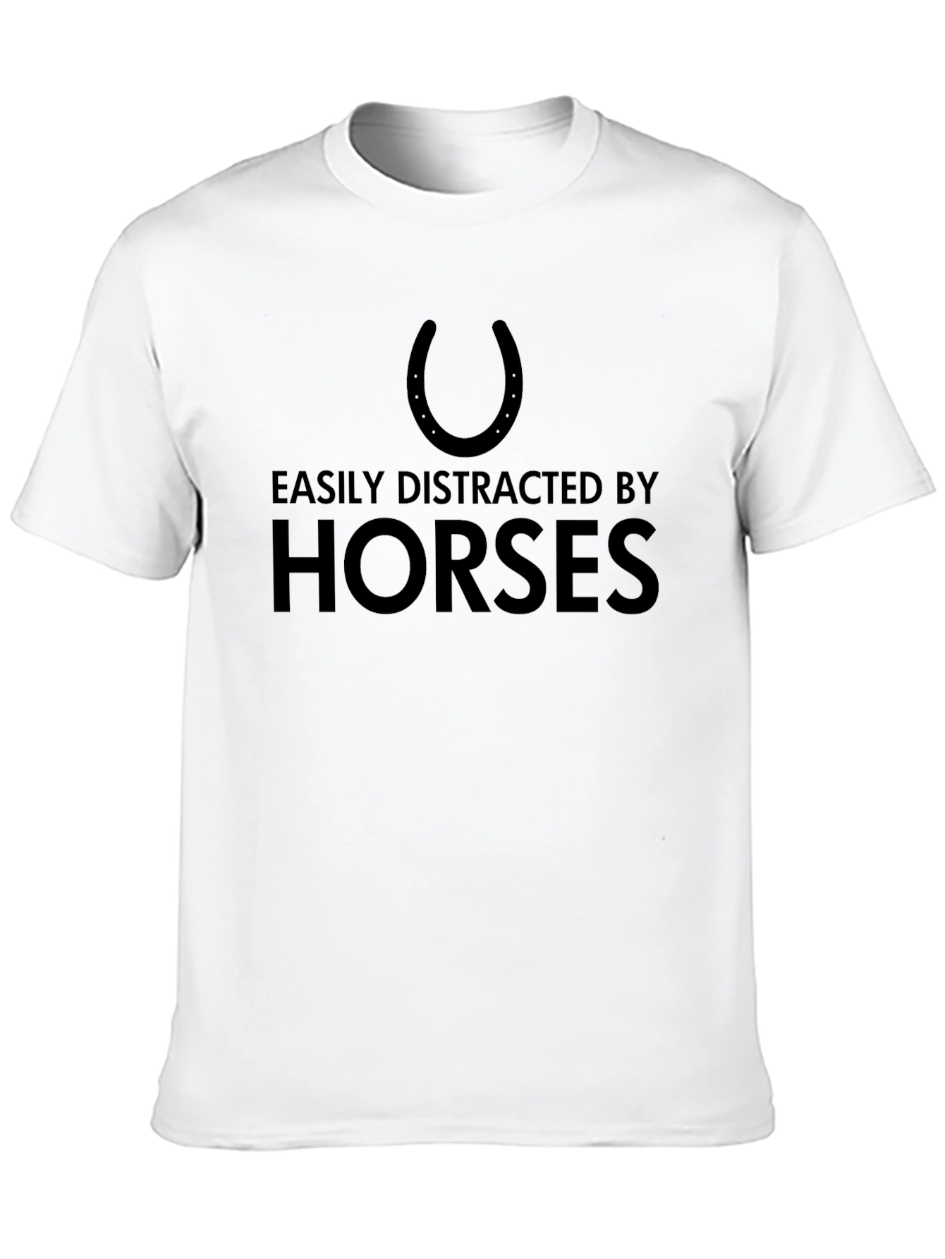 Horse Lover T-Shirt - Easily Distracted