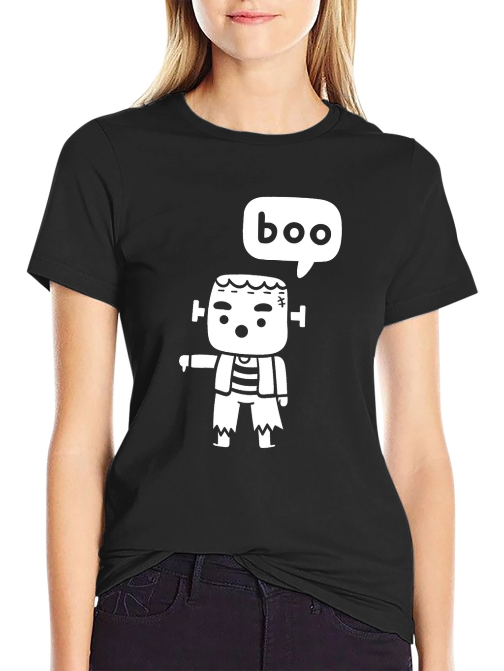 Frankenstein Boo T-Shirt - Halloween
