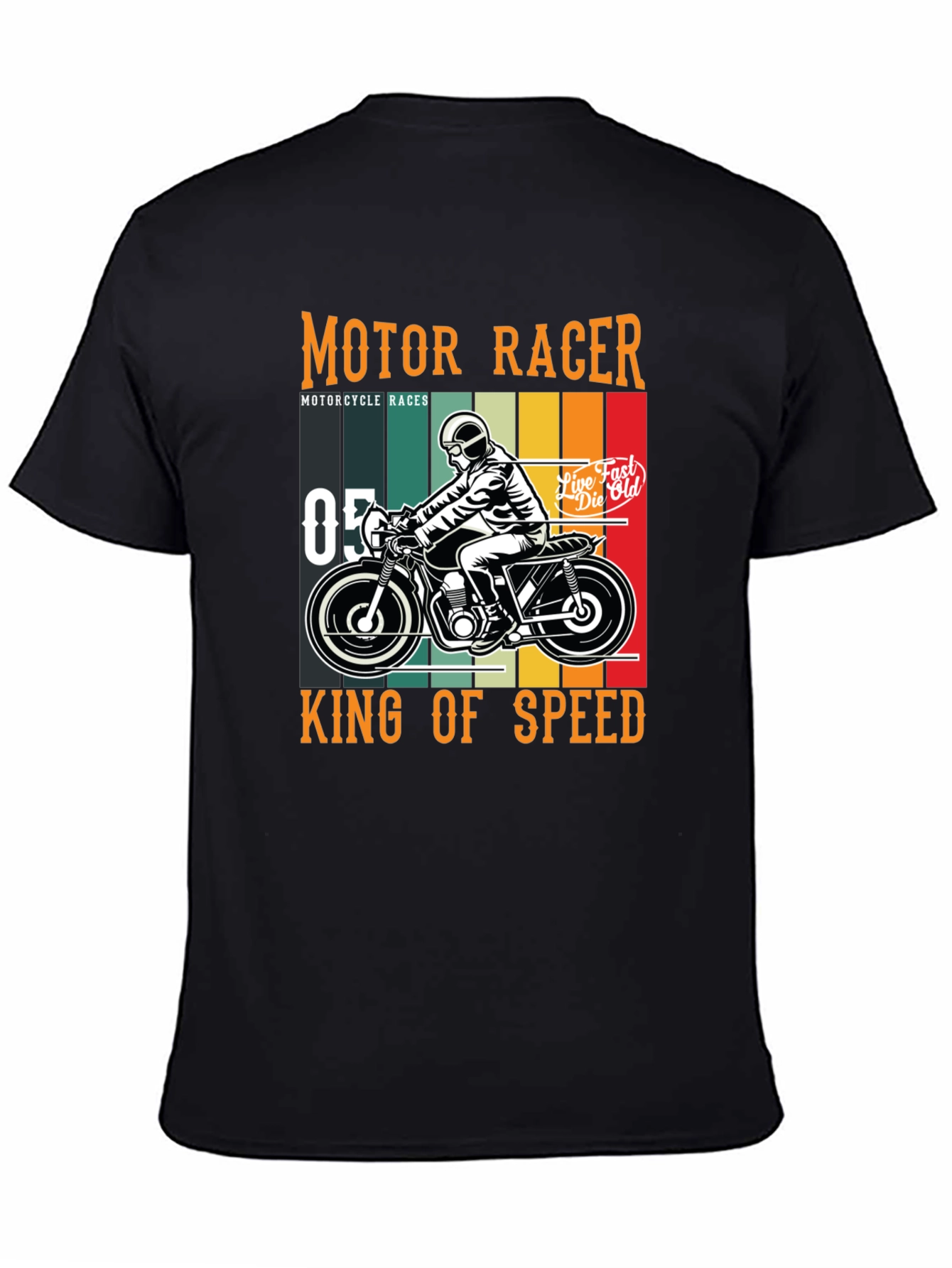 Motor Racer T-Shirt - King of Speed Graphic Tee