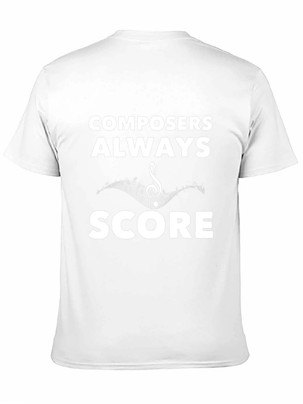 Composers Always Score Black T-Shirt