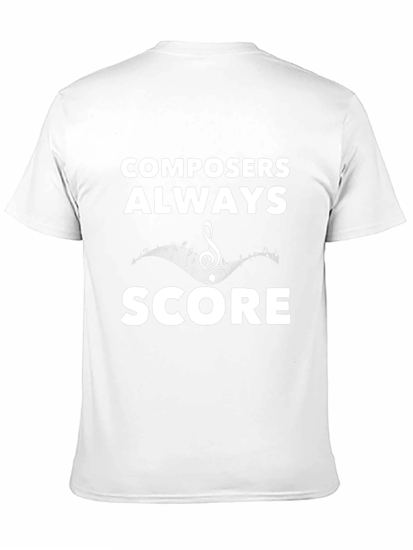 Composers Always Score Black T-Shirt