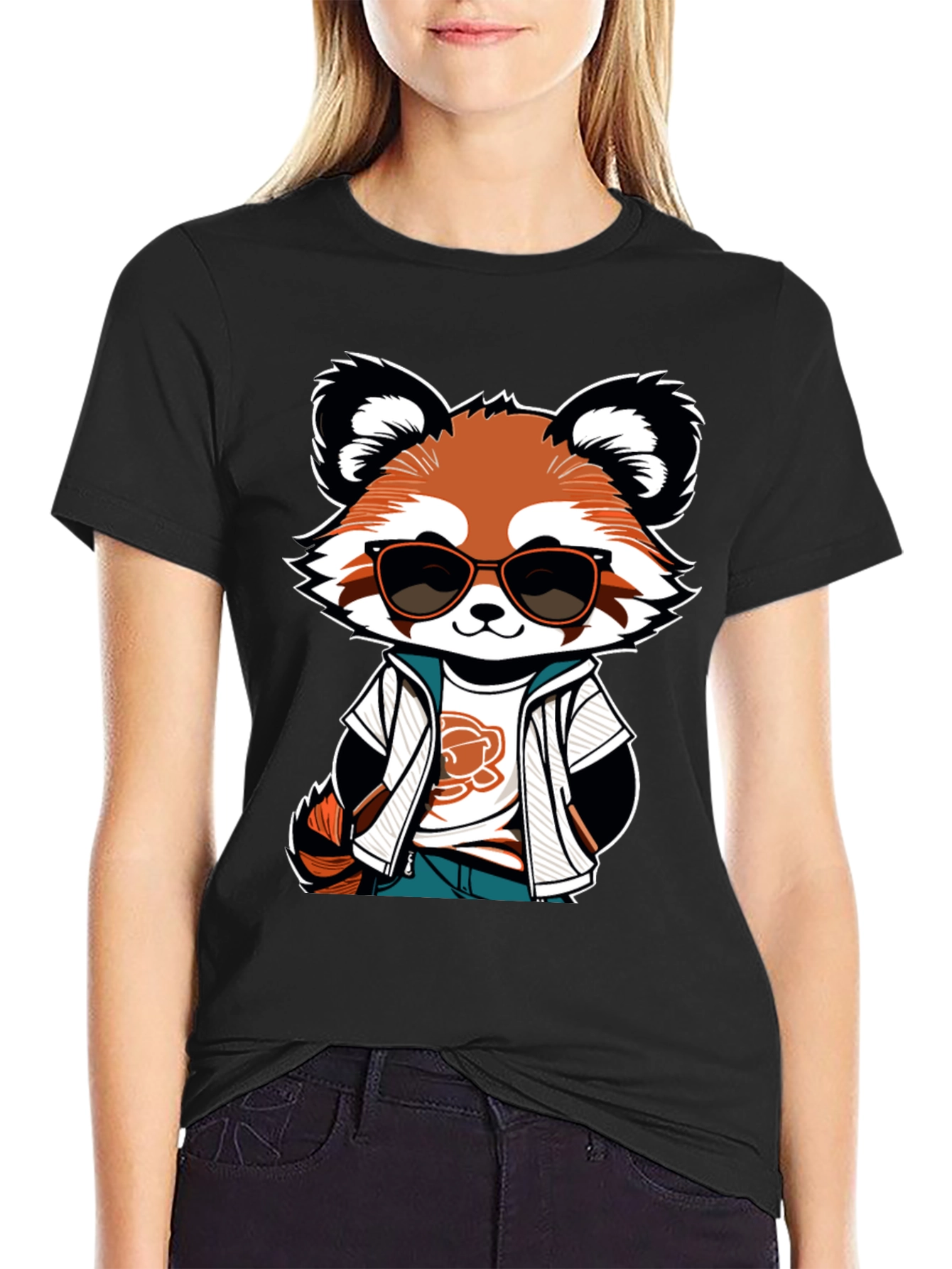 Cool Red Panda Graphic Tee