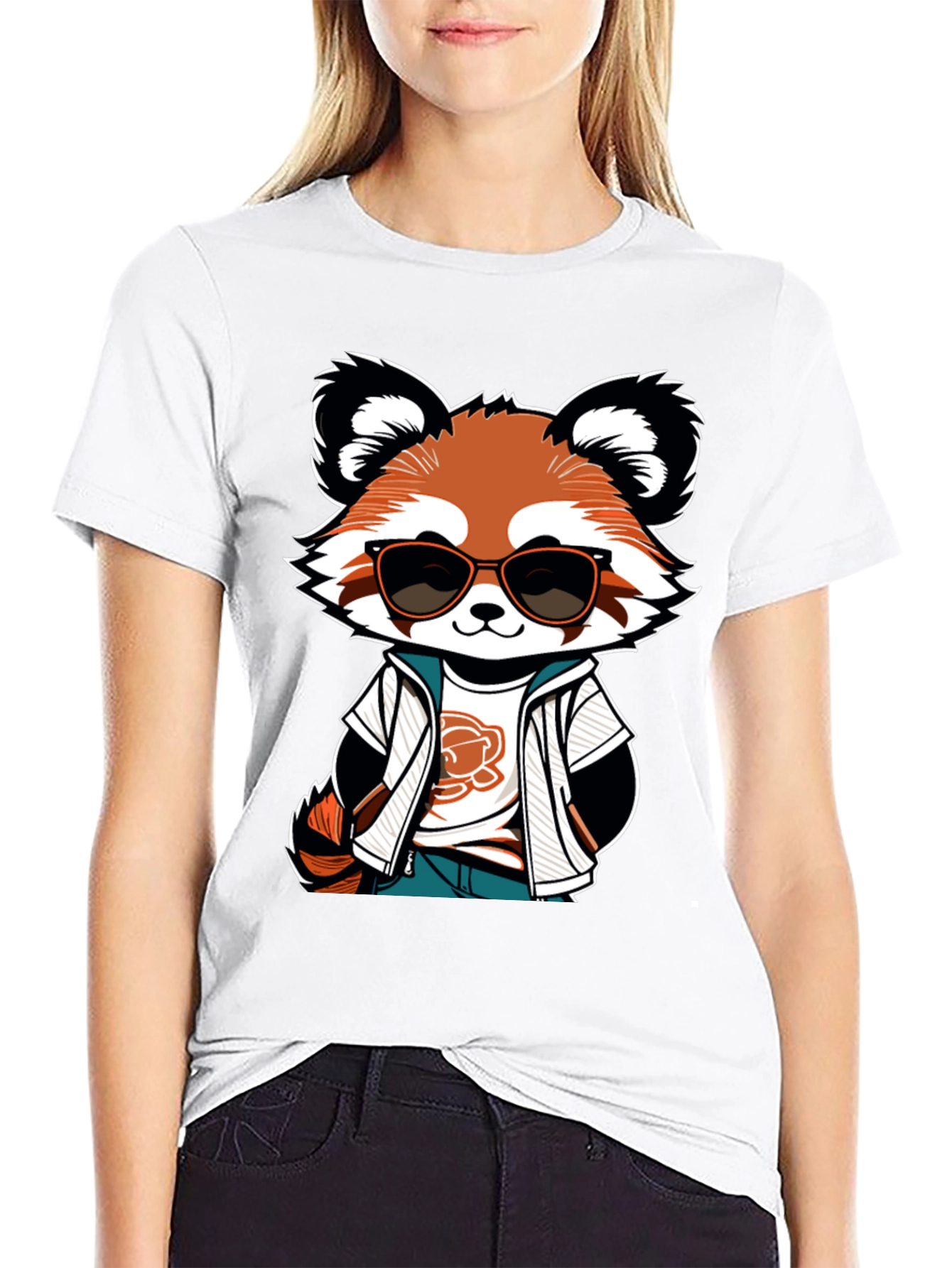 Cool Red Panda Graphic Tee