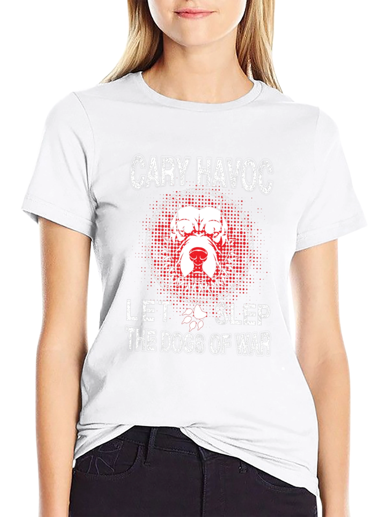 Cary Havoc Let the Dogs of War Graphic Tee
